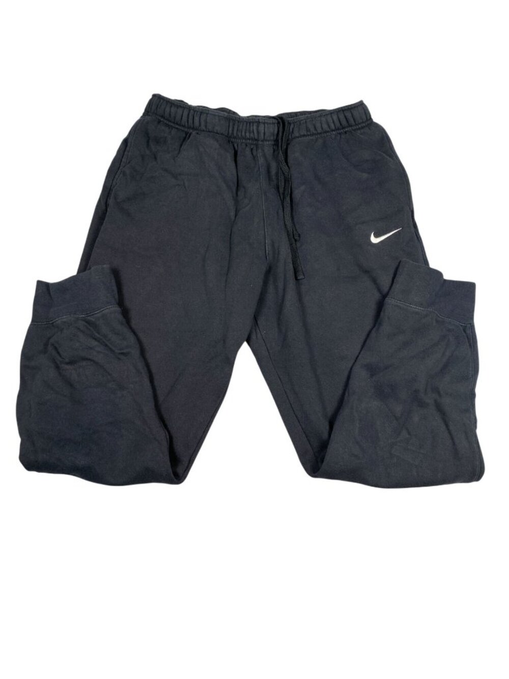 Nike Mens Black Sweatpants With Drawstring L Training Activewear Gym Pants